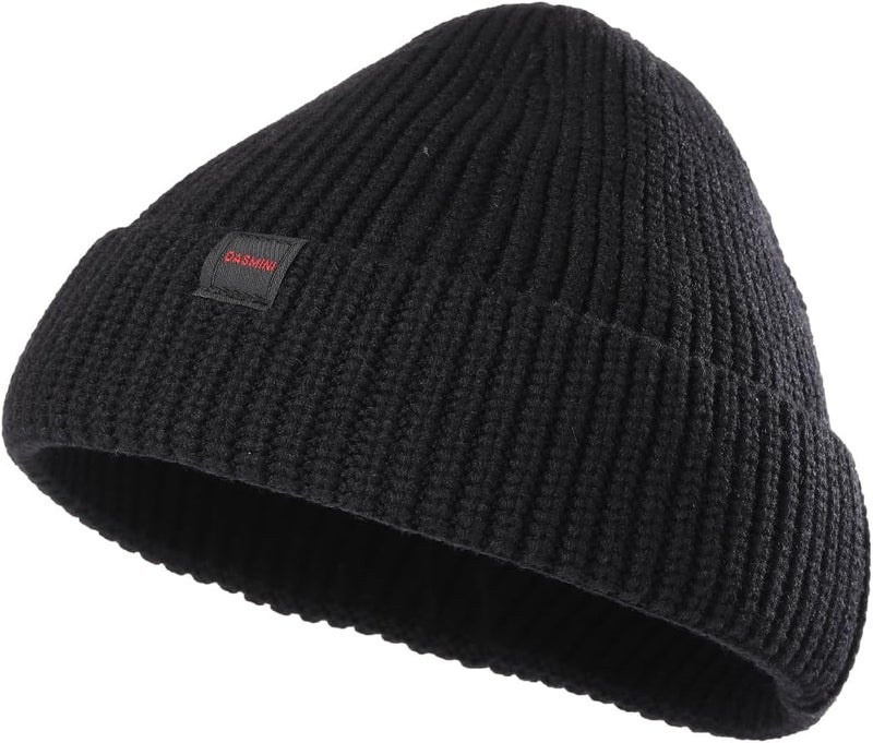DASMINI Fisherman Beanie Hats for Men Women,Knit Trawler Skull Cap,Watch Cap,Spring Fall Winter Warm Short Hats - Image 1